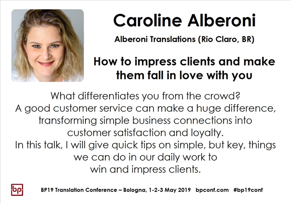 Caroline Alberoni: Mi kelt jó benyomást a fordító ügyfelében?
