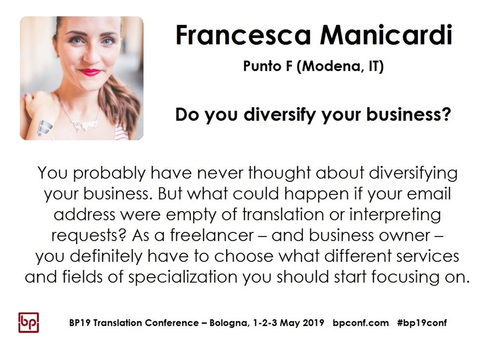 Francesca Manicardi: Miért jó több lábon állni szabadúszó fordítóként?